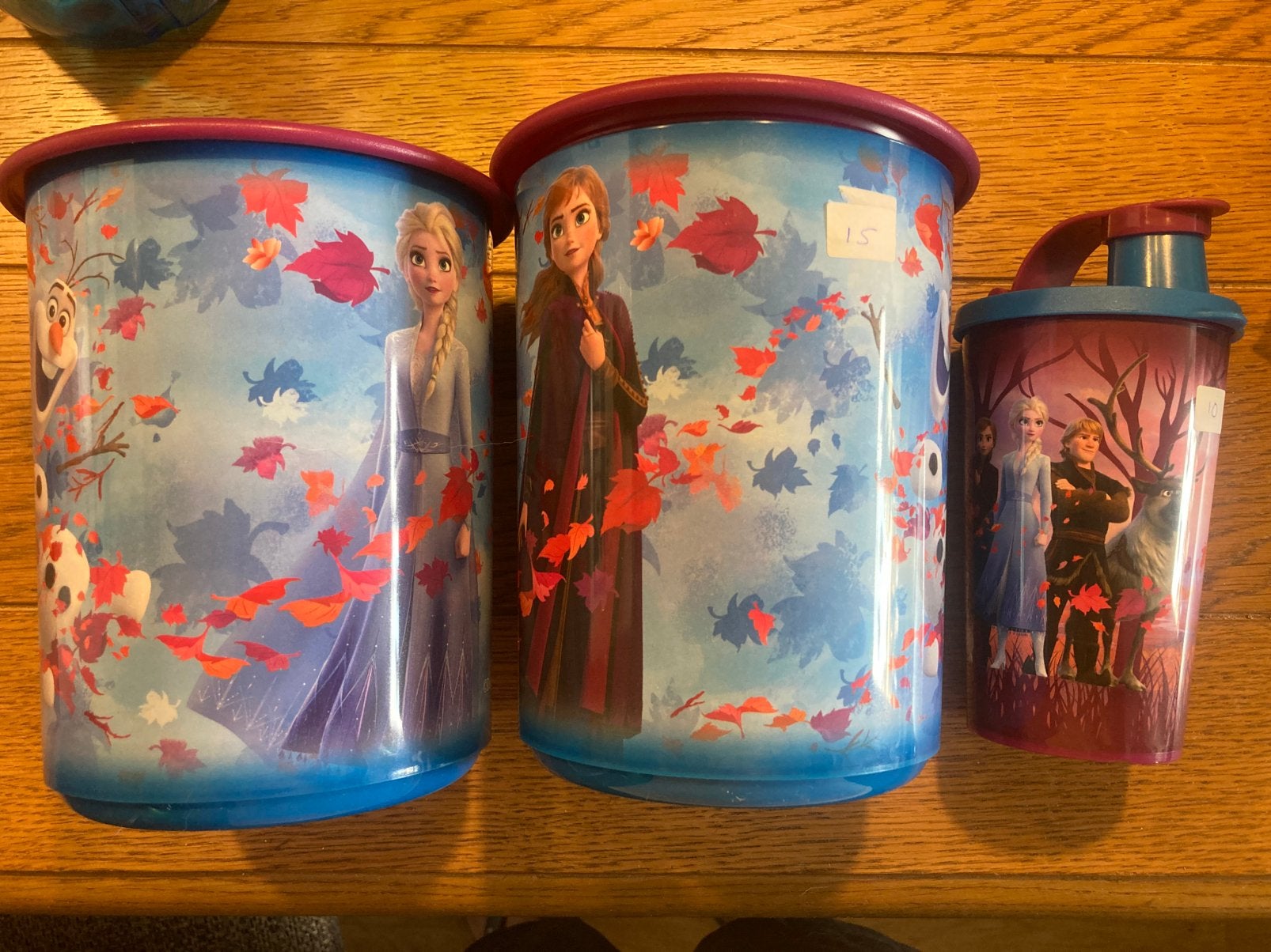 Bewaardozen en beker groen Tupperware, Huis en Inrichting, Paars, Beker of Kan, Nieuw, Ophalen of Verzenden