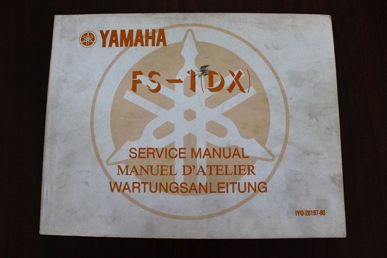 Yamaha FS1 DX 1976/1977 moped service manual anleitung, Ophalen of Verzenden, Gebruikt