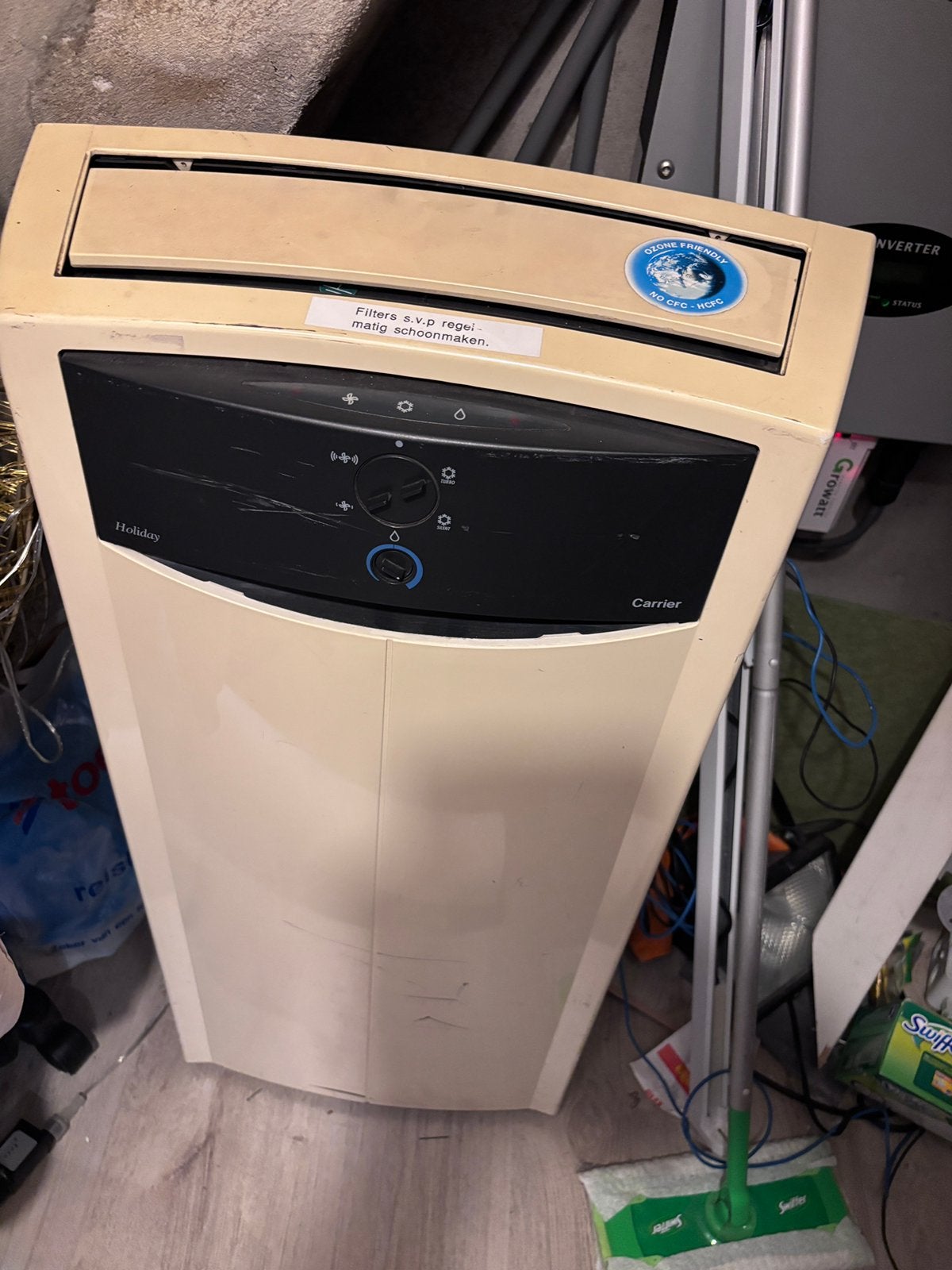 Mobiele airco, Witgoed en Apparatuur, Airco's, Ophalen, Gebruikt, Minder dan 60 m³, 3 snelheden of meer