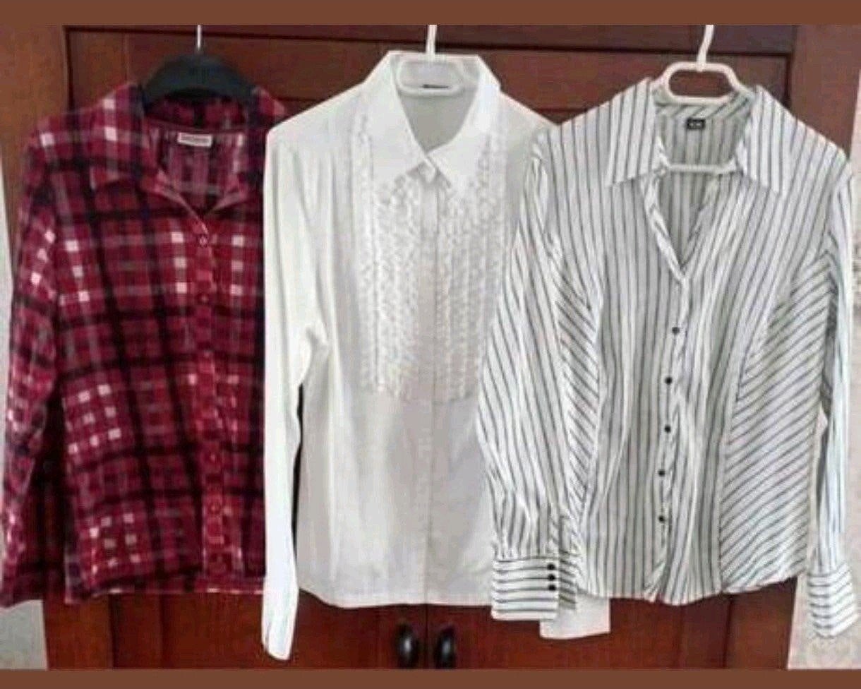 blouses 

Middelste blouse is verkoc, Ophalen of Verzenden, Zo goed als nieuw, Maat 42/44 (L)