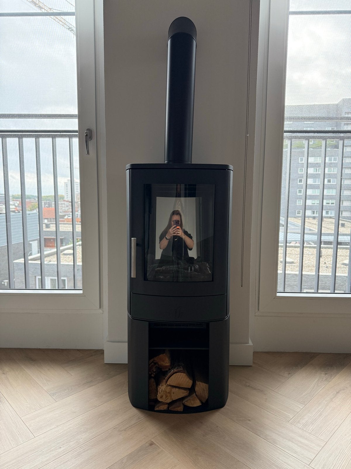 ACR Stoves Neo E-NEO HD Elektrische Haard - ZGAN, Huis en Inrichting, Ophalen, Zo goed als nieuw, Vrijstaande haard, Elektrische haard