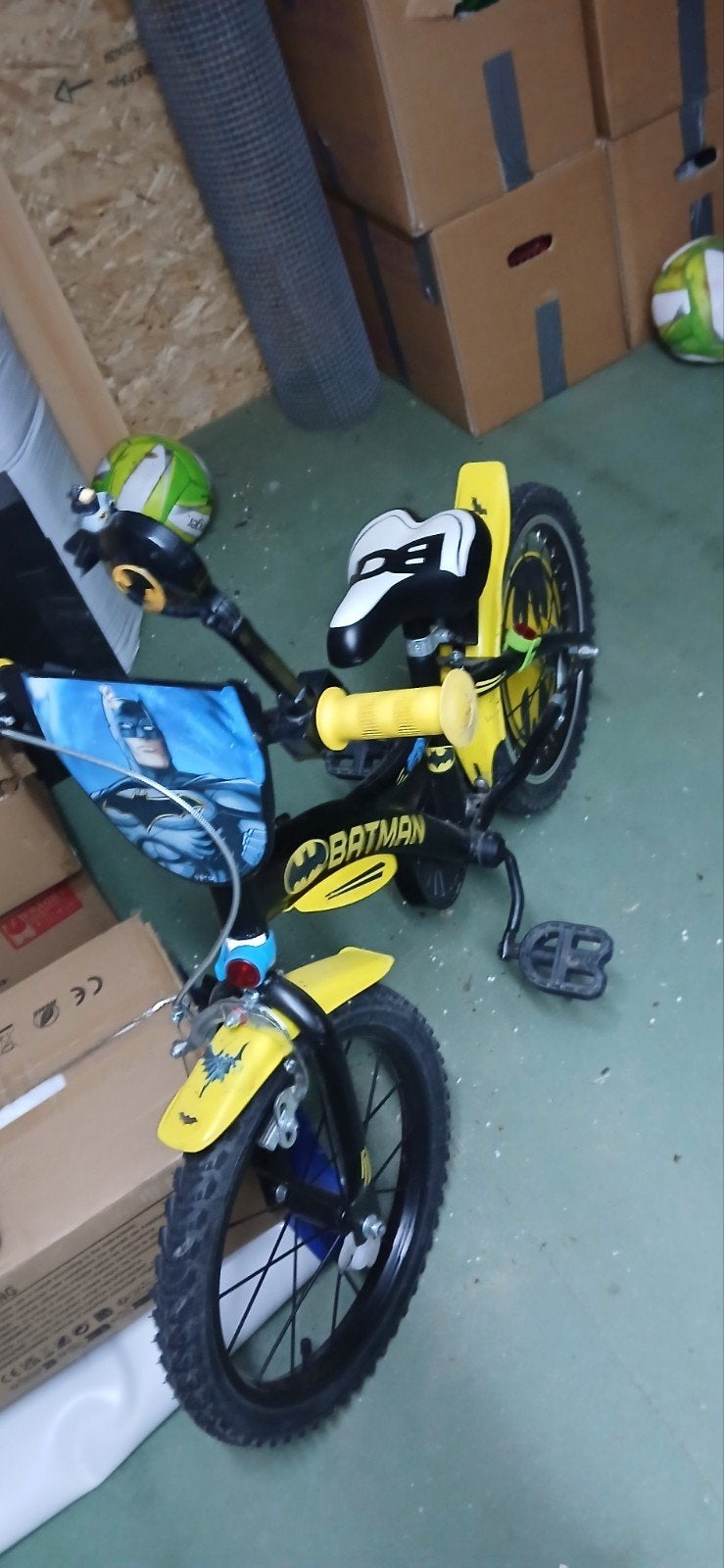 Batman kinderfiets - 16 inch - Gebruikt, Ophalen, Gebruikt, 16 tot 20 inch
