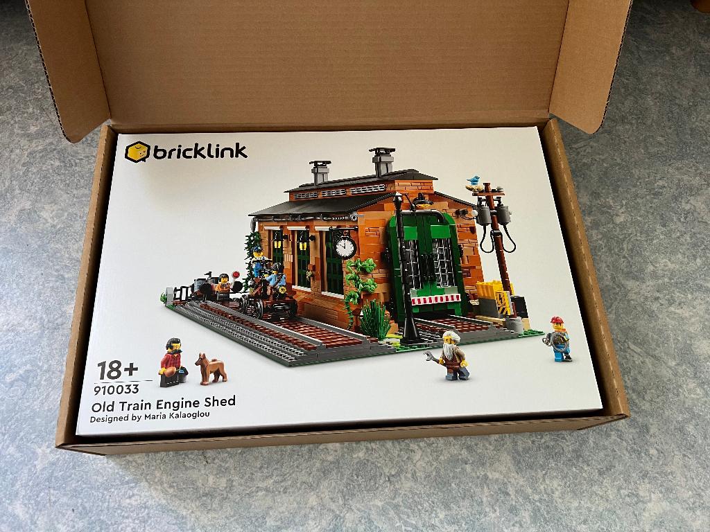 Lego 910033 Old train Engine Shed, Overige thema's, Lego, Nieuw, Ophalen of Verzenden