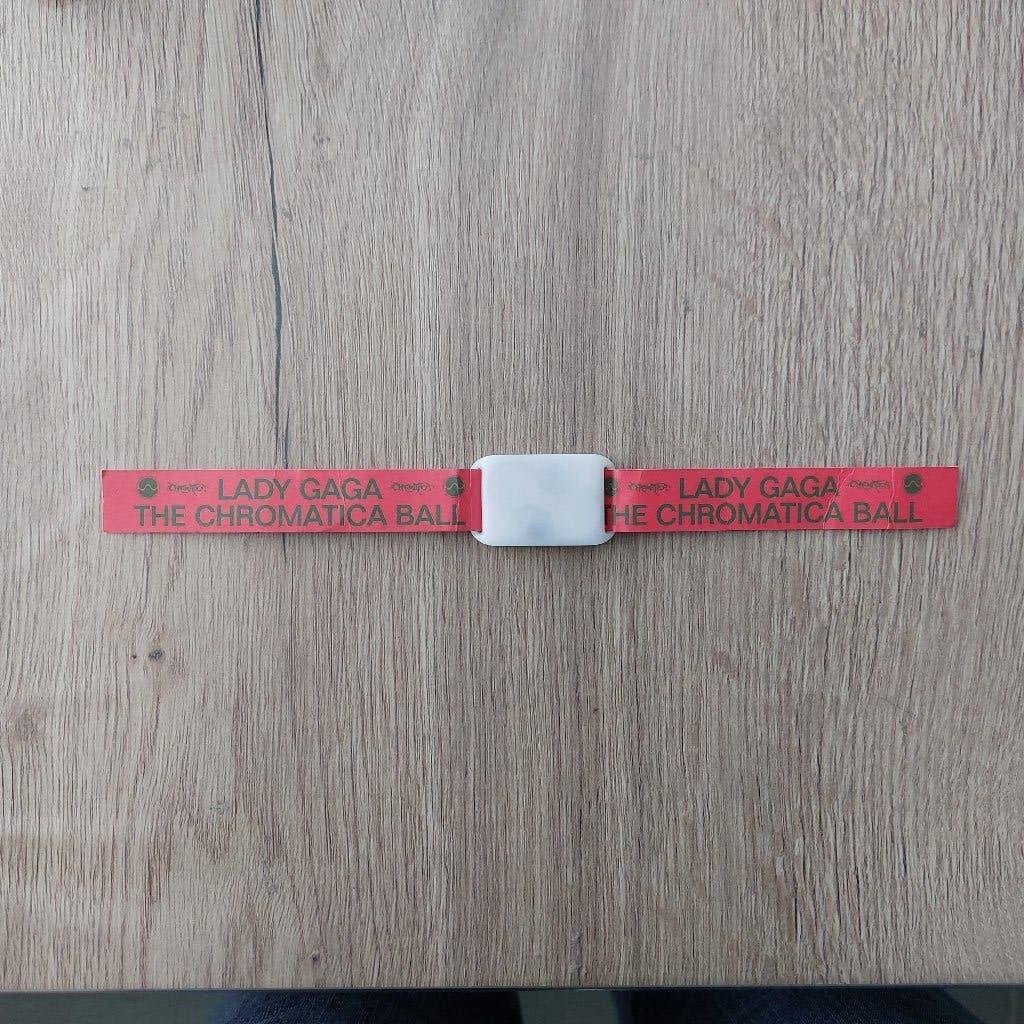 Polsbandje Lady Gaga - Armband - Bracelet, Ophalen of Verzenden, Zo goed als nieuw, Overige typen