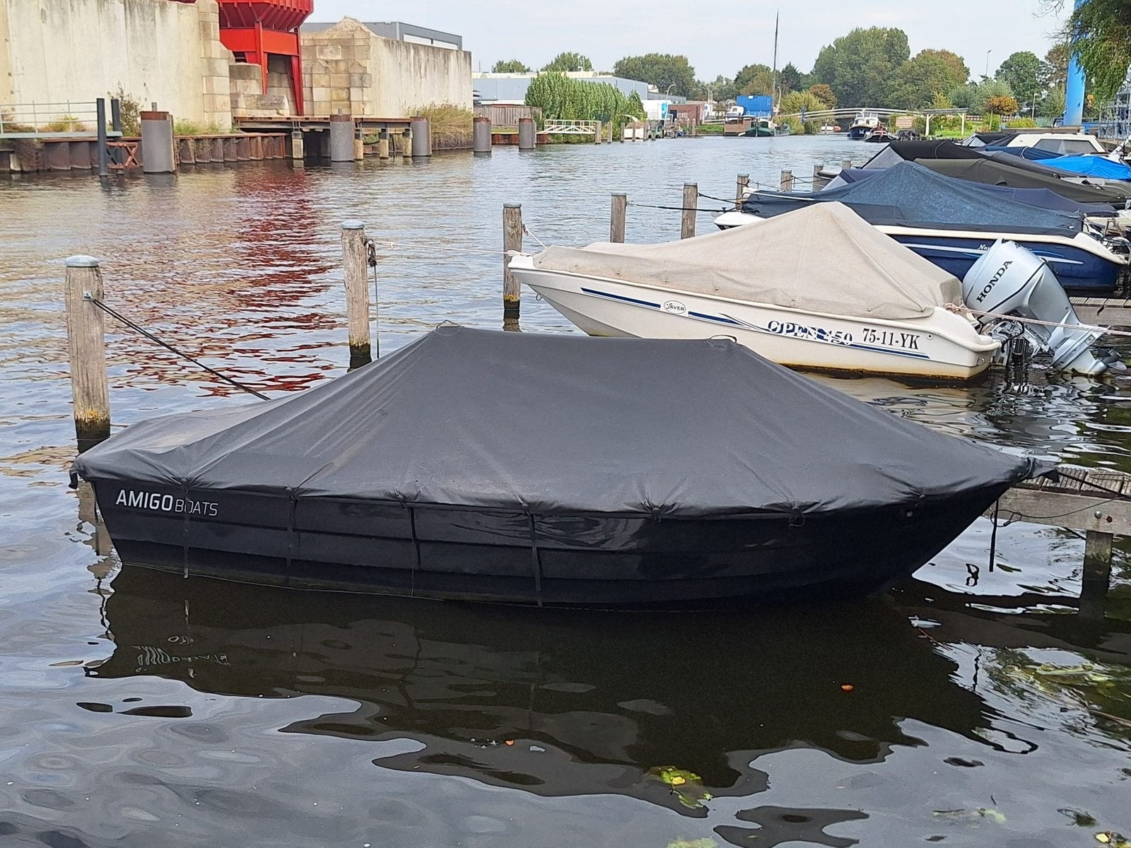 Amigo 400 Classic sloep incl. motor ed, 4 m, 3 pk, Elektrisch, Zo goed als nieuw