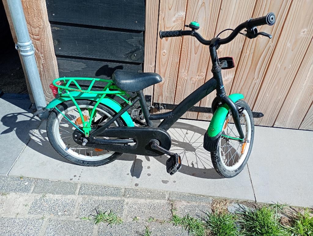 Kinderfiets 16 inch, Ophalen, Gebruikt, Terugtraprem, 16 tot 20 inch