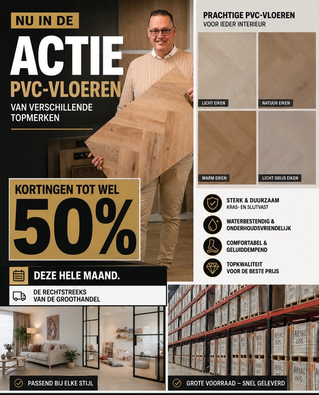 Foto 2 van TAPIJT / PVC VLOEREN HOGE KWALITEIT HEUTINK GENEMUIDEN
