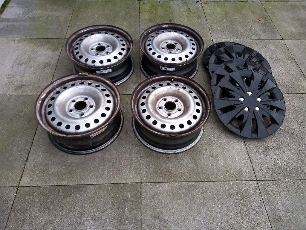 Stalen velgen 16 inch, Ophalen, Gebruikt