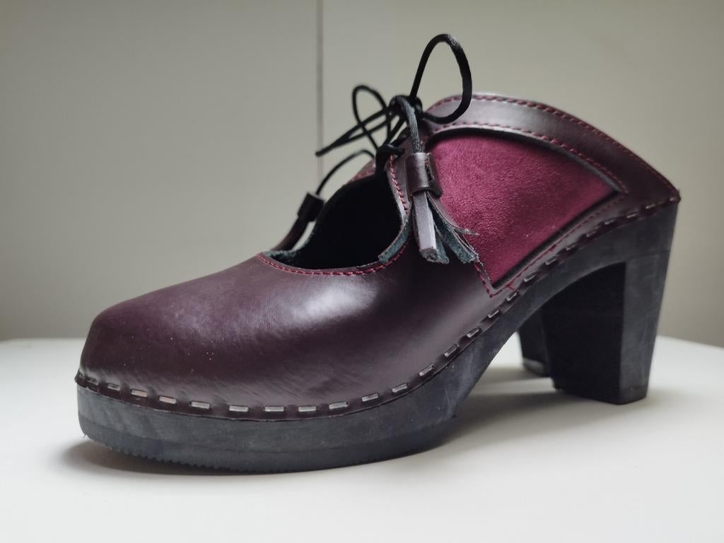 NEW Maguba Sweden Clogs kleppers houten slippers 37 Rood, Slippers, Verzenden, Nieuw, Maguba