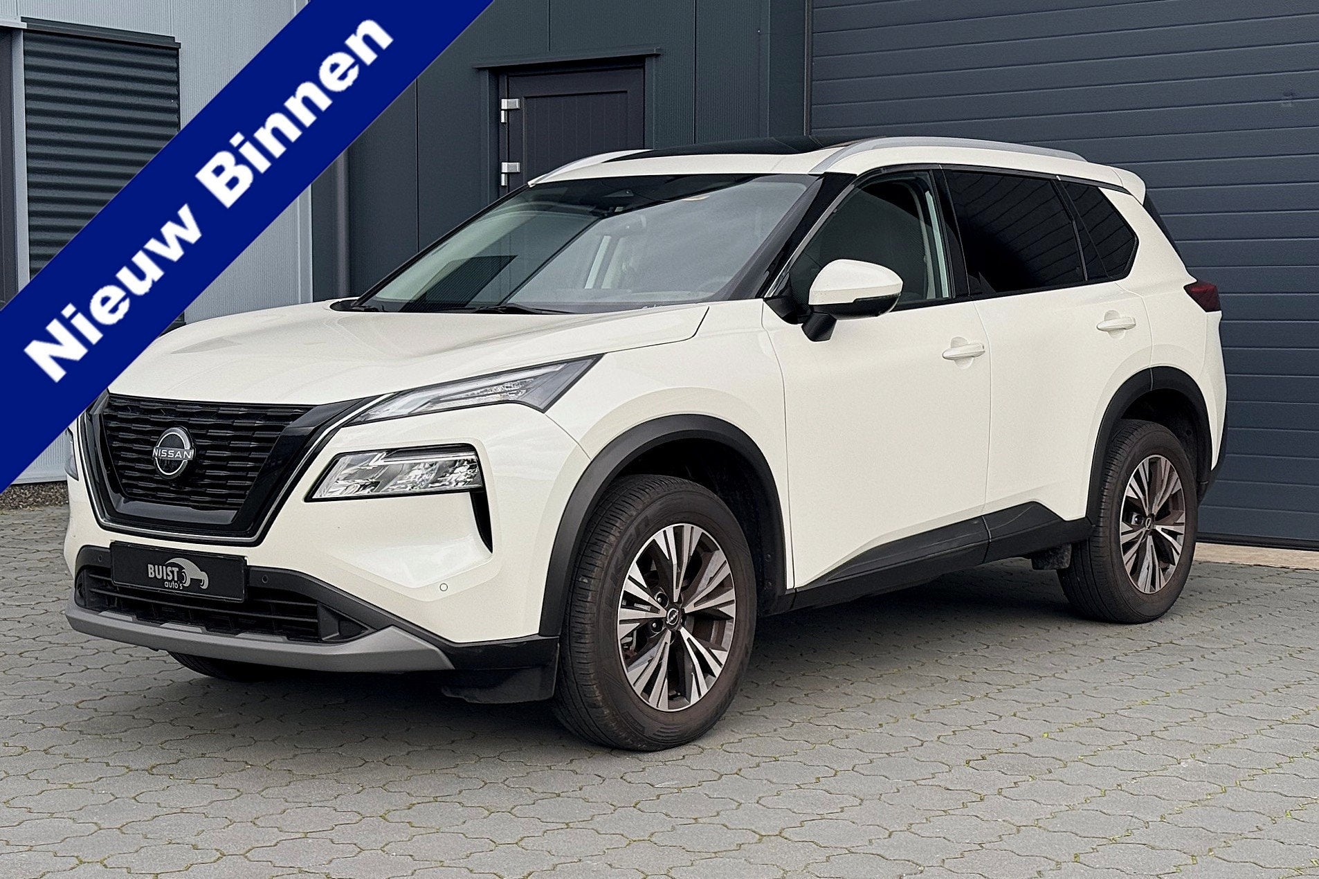 Nissan X-Trail 1.5 e-Power N-Connecta 14925KM! PANO 360 CAME, Dealer onderhouden, Gebruikt, Wit, Origineel Nederlands