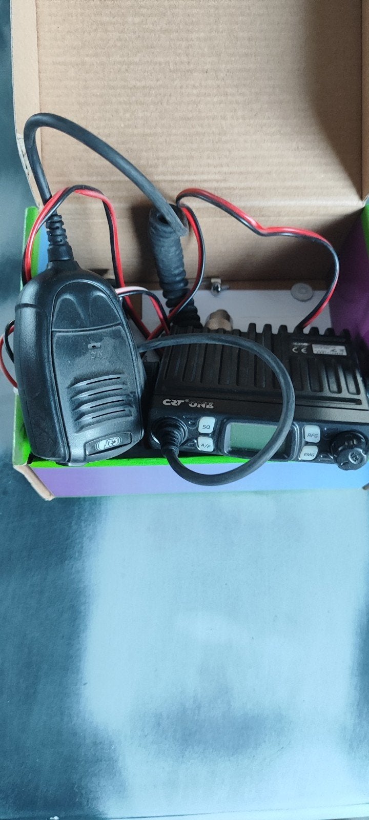 CRT ONE N CB-radio met antenne en SWR-meter, Ophalen of Verzenden, Zo goed als nieuw