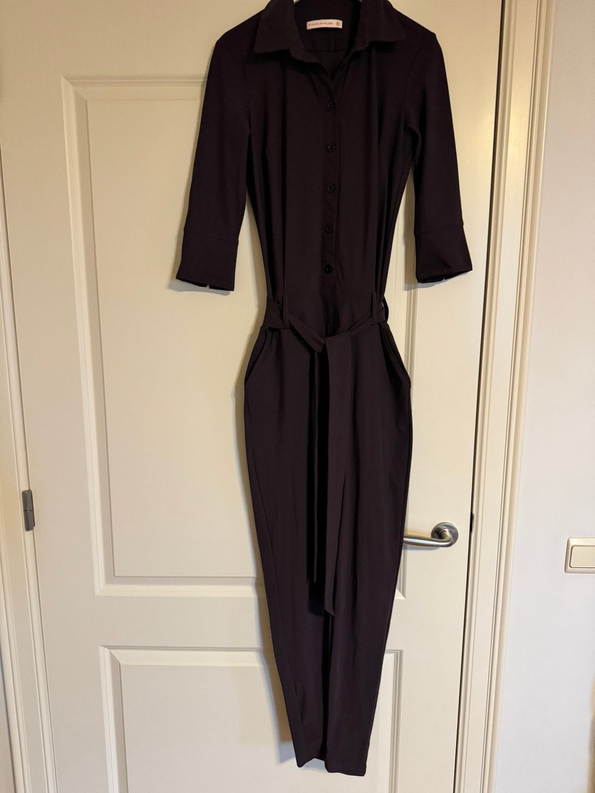 Studio Anneloes aubergine kleur travelstof maat XS, Kleding | Dames, Verzenden, Nieuw, Maat 34 (XS) of kleiner, Bruin