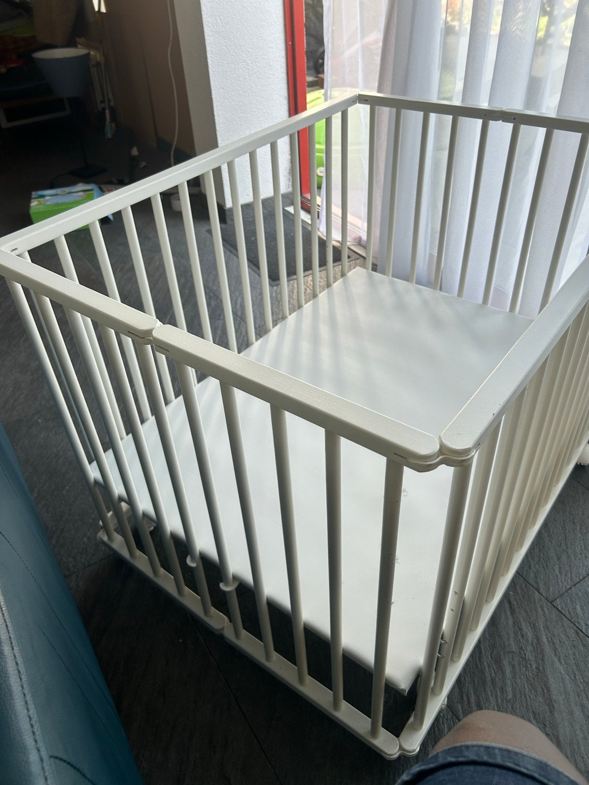 Box  Nieuwstaat – In hoogte verstelbaar – Snel op te zetten, Kinderen en Baby's, Ophalen, Zo goed als nieuw, Vierkant, In hoogte verstelbaar