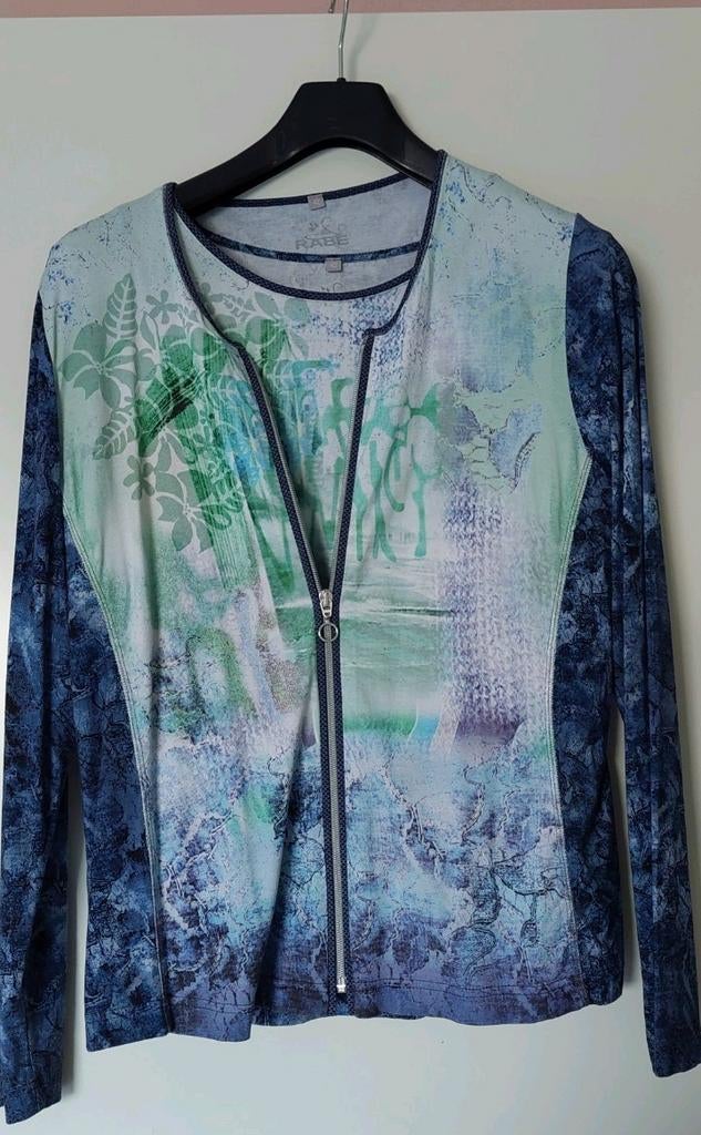 Twinset vestje en shirt Rabe 42 nieuw, Ophalen of Verzenden, Nieuw, Maat 42/44 (L), Blauw