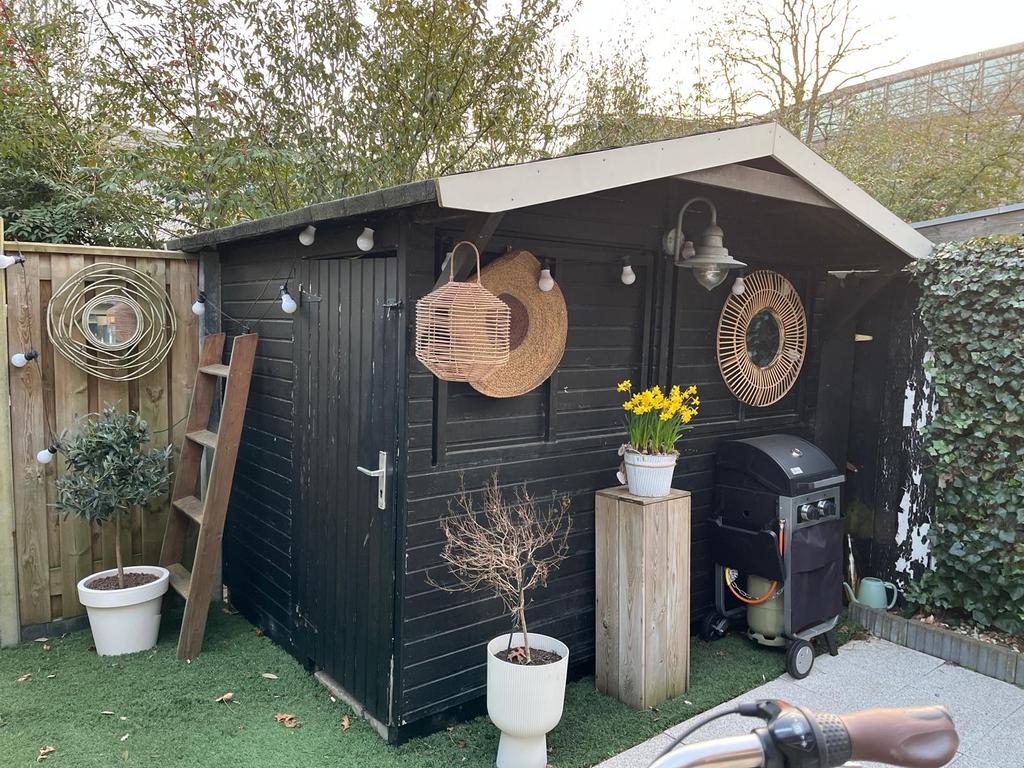 Houten tuinhuis 275x190x245 cm - Zelf demonteren, Tuinhuis, Hout, Ophalen, Minder dan 250 cm