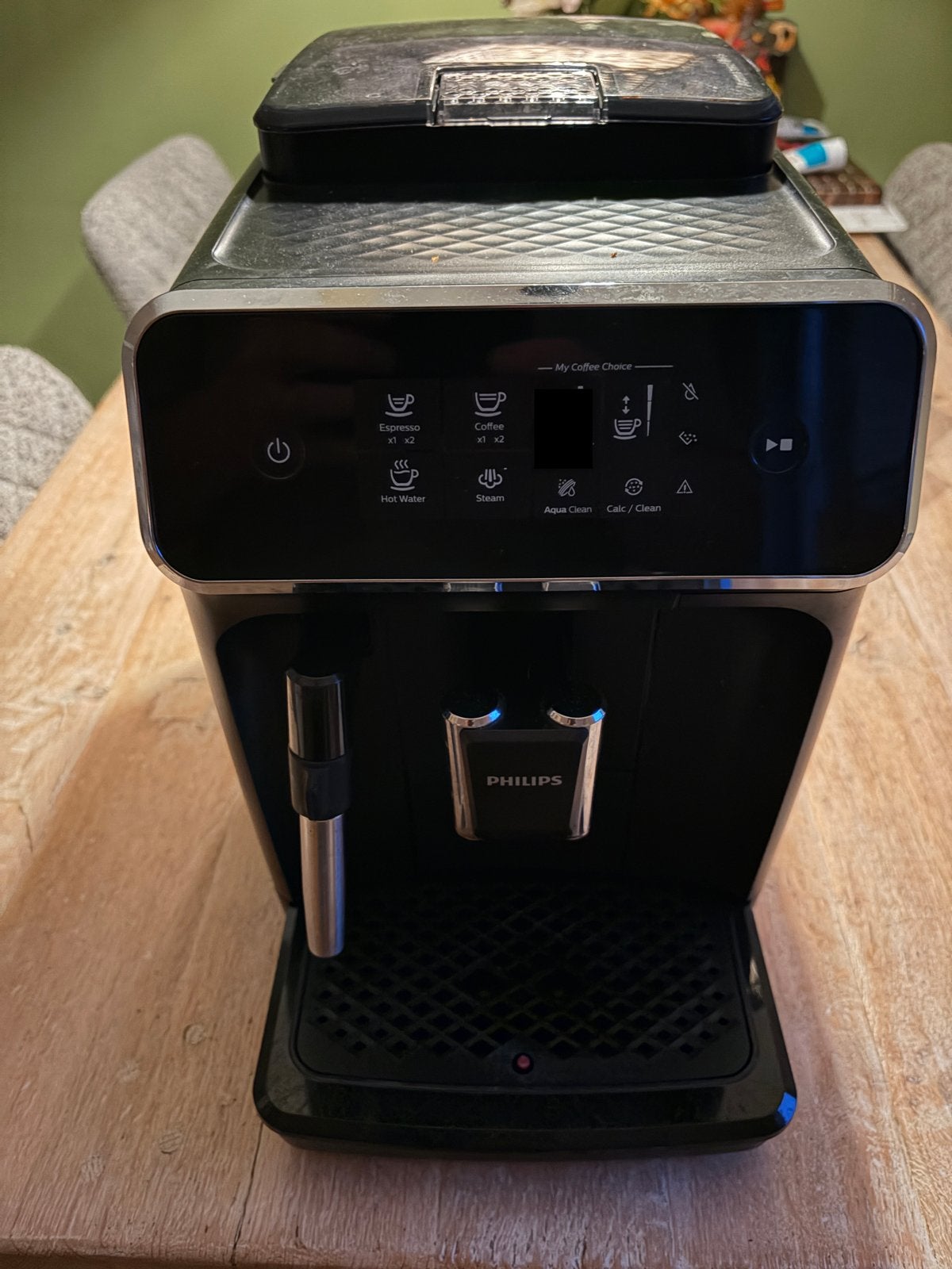 Philips EP2220/10 Volautomatische Espressomachine + filters, Afneembaar waterreservoir, Espresso apparaat, Zo goed als nieuw, 2 tot 4 kopjes