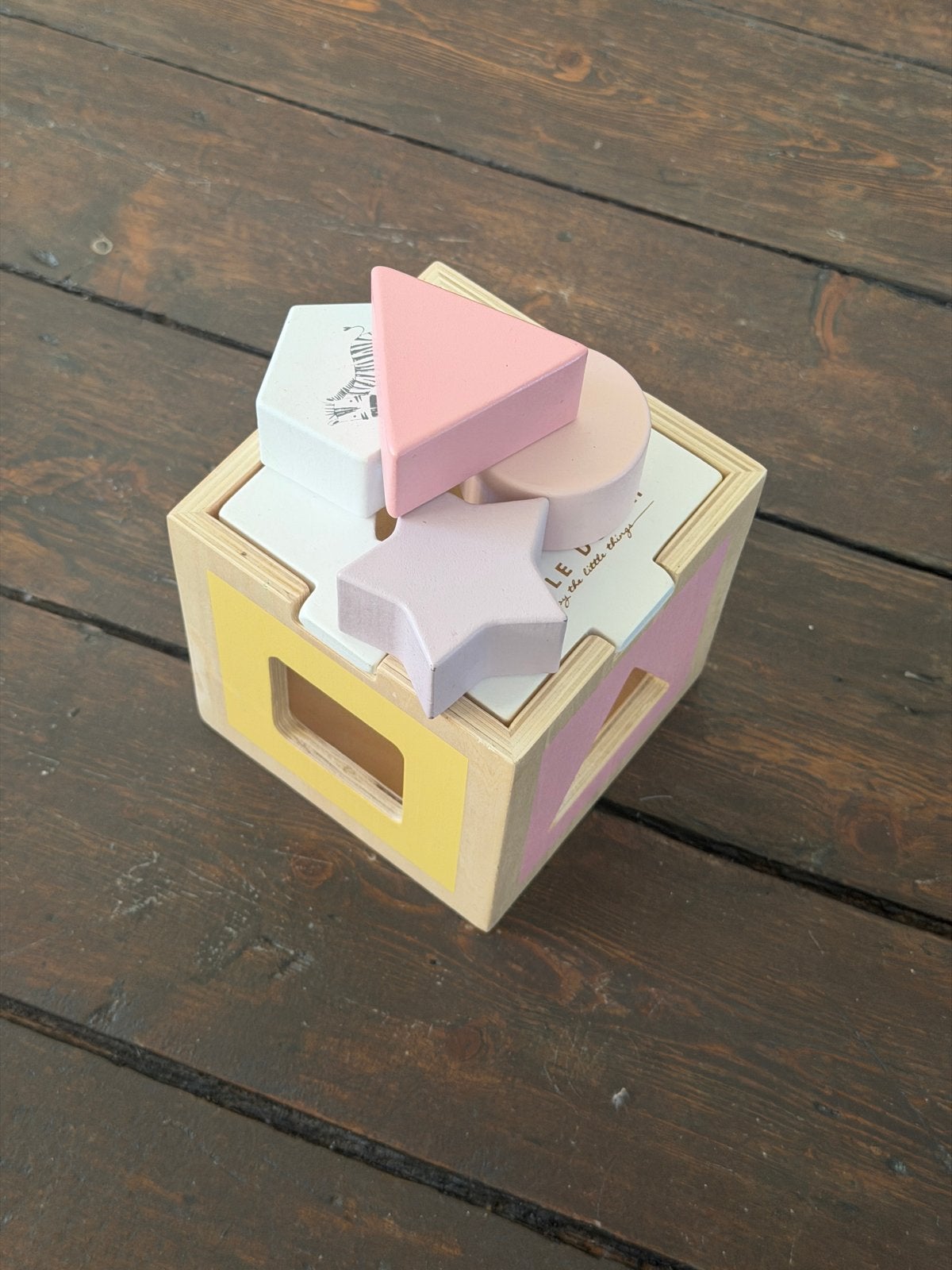 Little Dutch - Houten vormenstoof met pastelkleurige blokken, Ophalen, Zo goed als nieuw, Overige typen