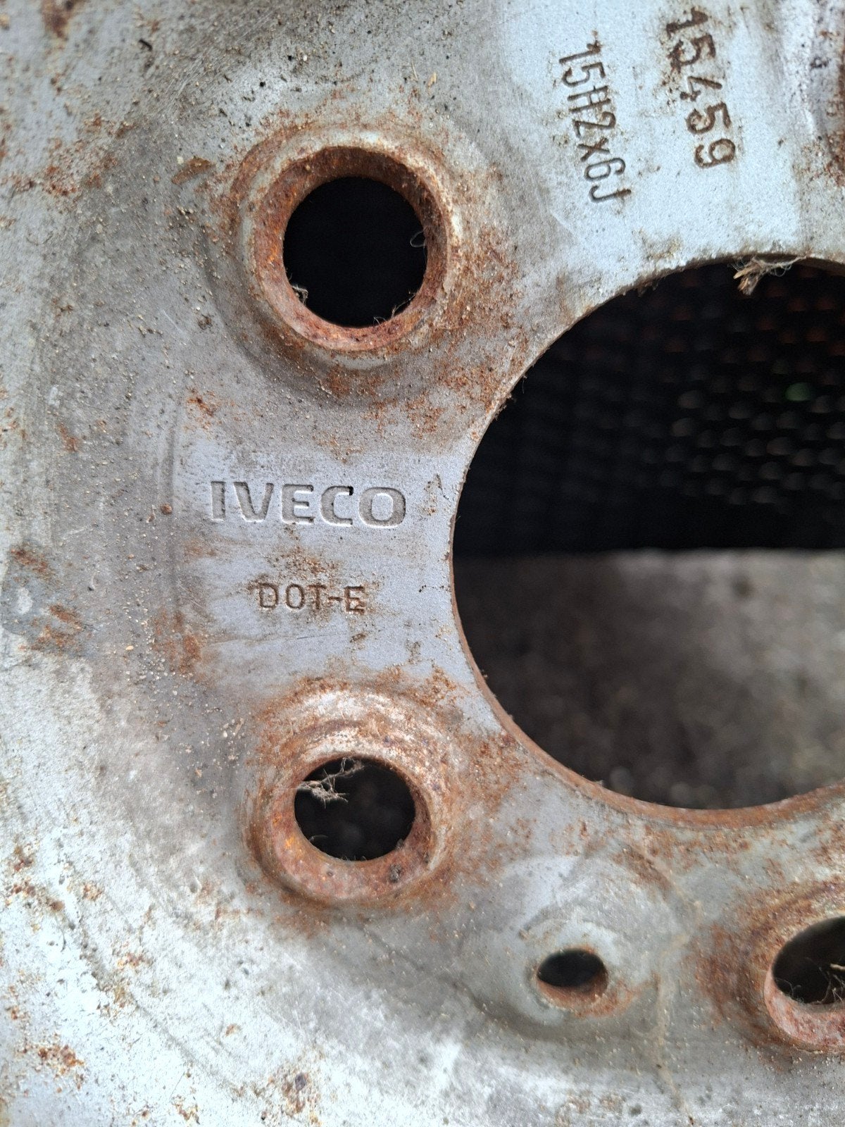 Iveco reserveband 225/70R15C op stalen velg, Ophalen, 15 inch, Banden en Velgen, All Season
