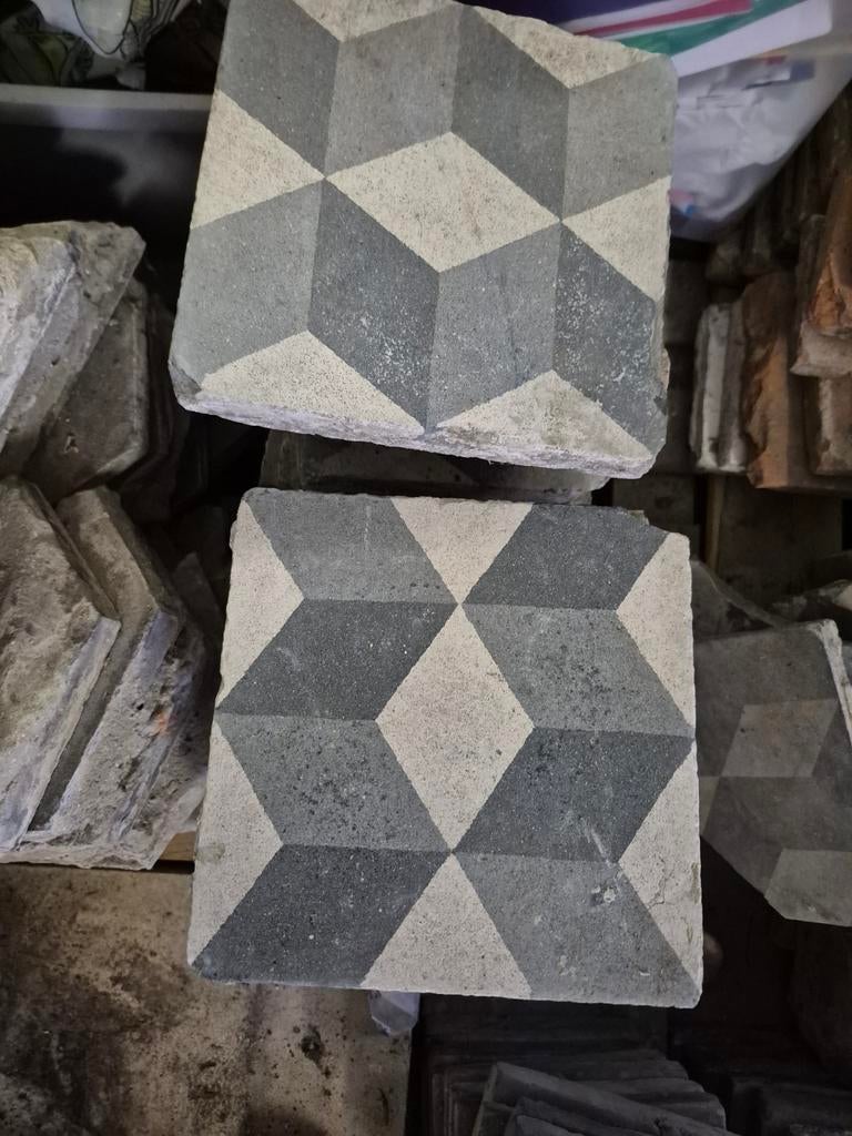 24 Escher motief oude tegels, Ophalen, Keramiek, 20 tot 40 cm, Minder dan 5 m²