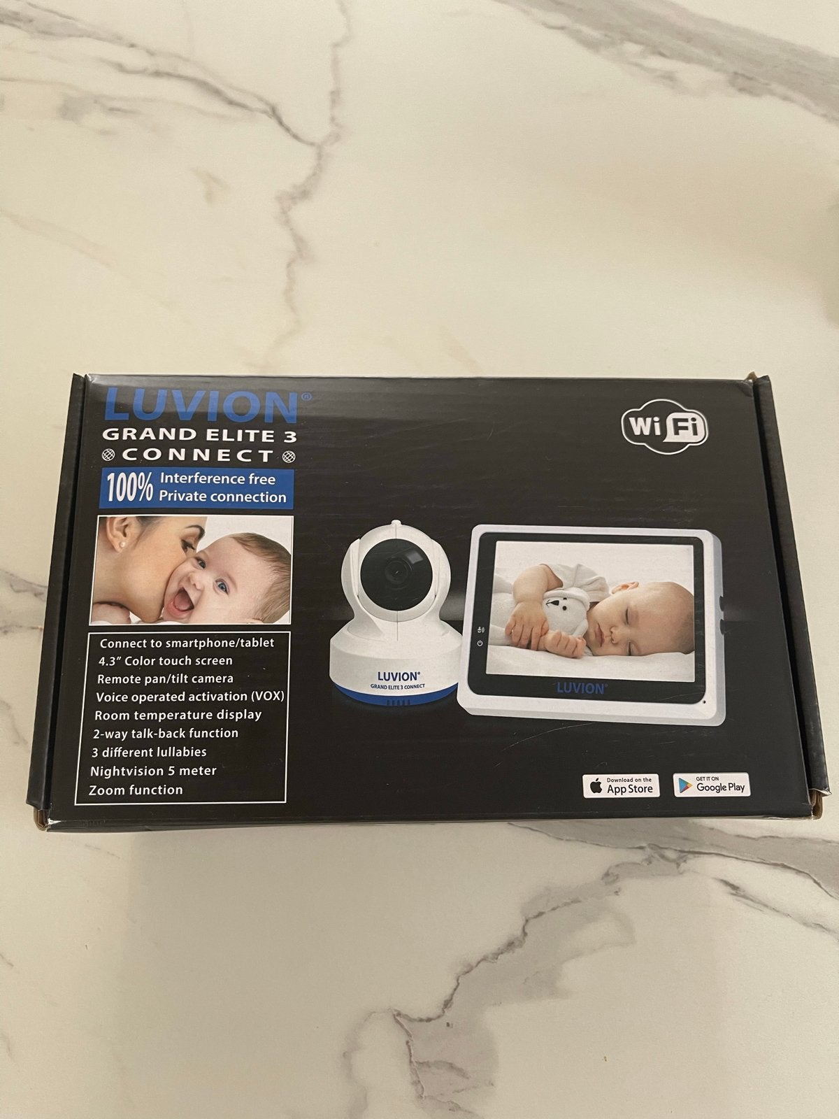 Luvion Grand Elite 3 Connect Premium Digitale Babyfoon, Ophalen of Verzenden, Nieuw, Minder dan 100 meter, Camera
