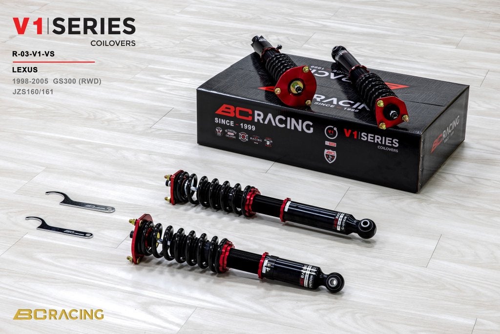BC Racing V1-VS serie schroefset - Lexus GS300 GS430 98-05, Ophalen of Verzenden