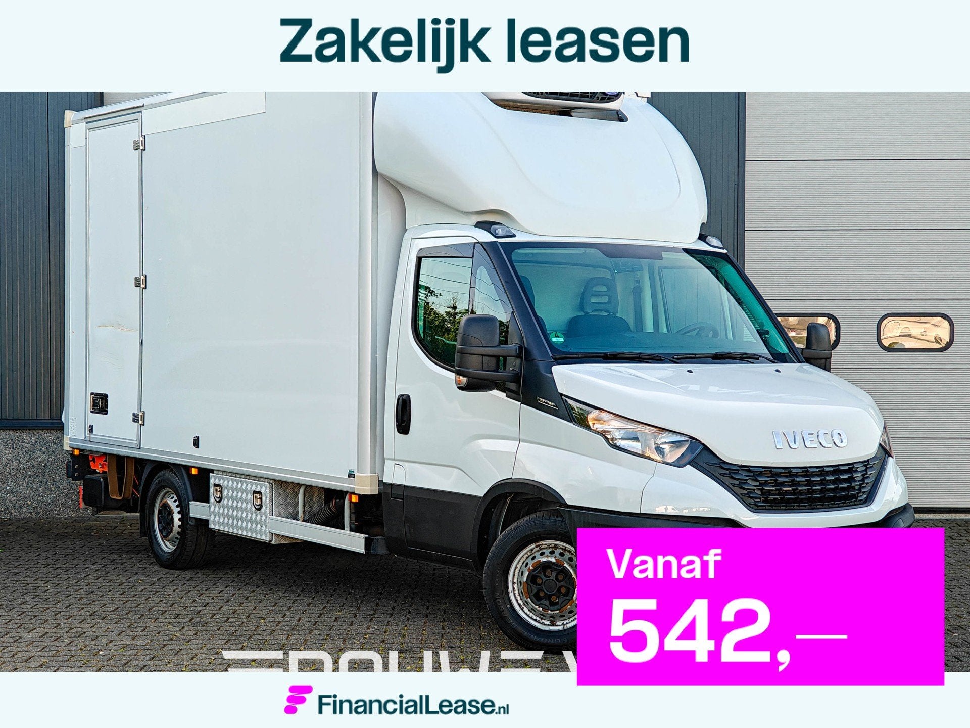 Iveco Daily 35-160 2.3 Koelwagen Airco Laadklep DAB Geveerde, Stof, Gebruikt, Zwart, Iveco