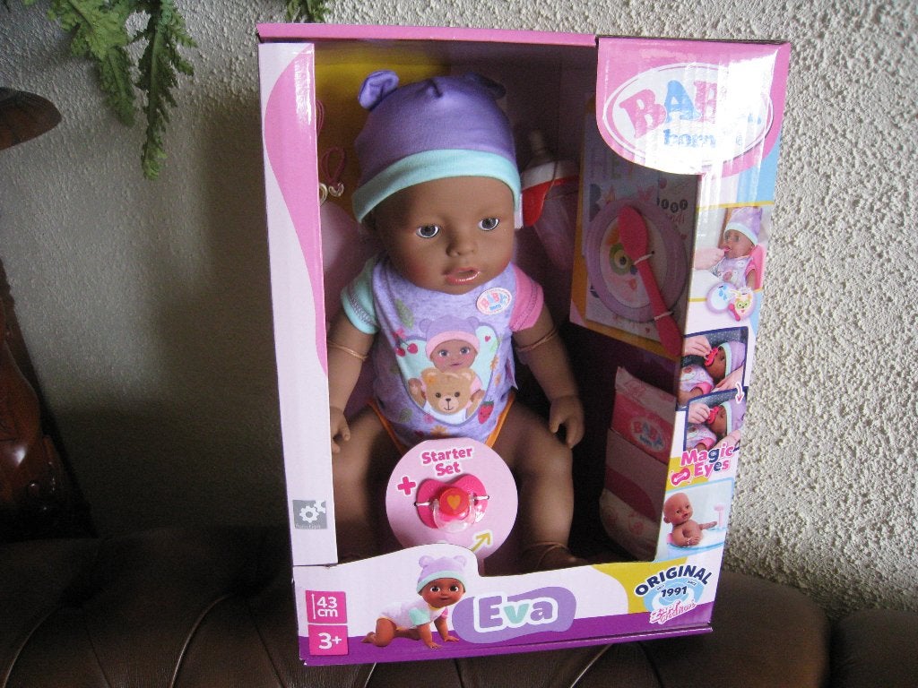 BABY BORN 43CM POP EVA 10 FUNCTIES START SET, Ophalen of Verzenden, Nieuw, Babypop
