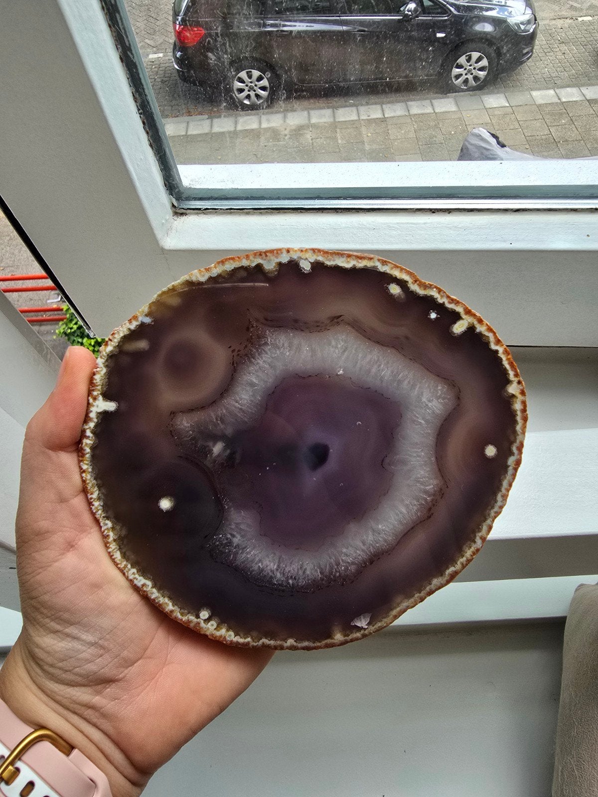 agaat plak, Ophalen of Verzenden