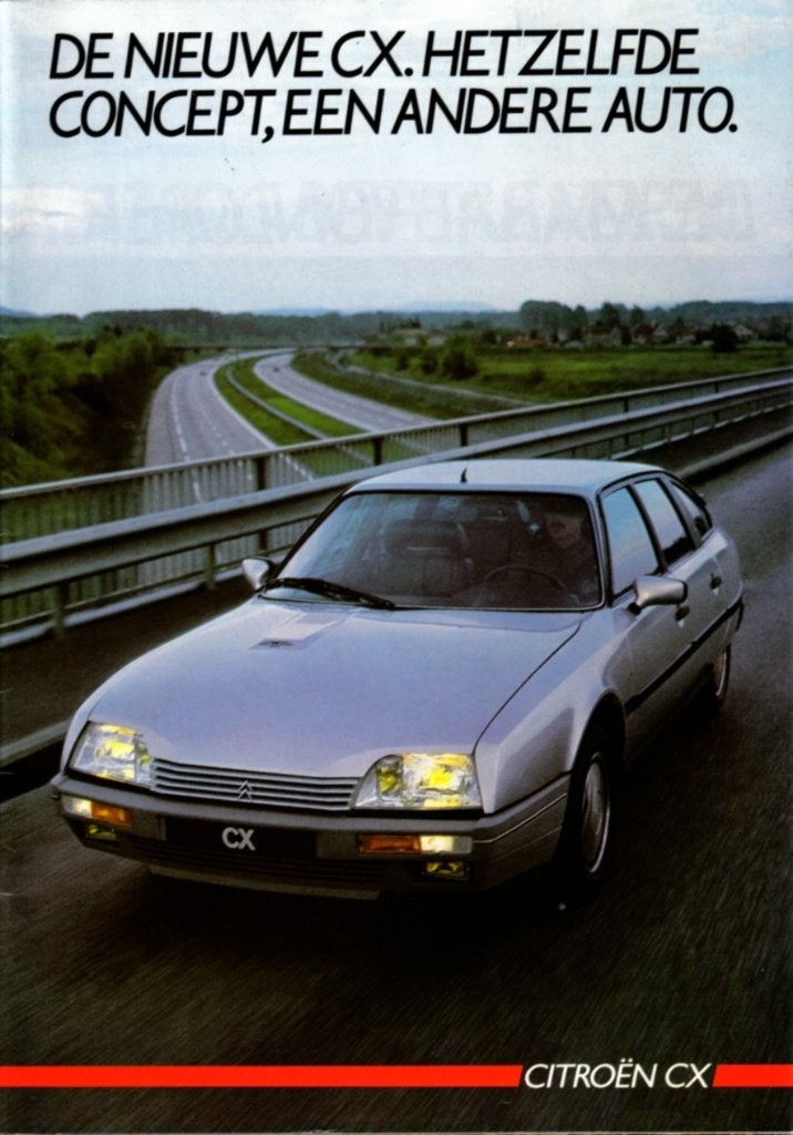 Brochure Citroen CX 1985, Ophalen of Verzenden, Gelezen, Citroën
