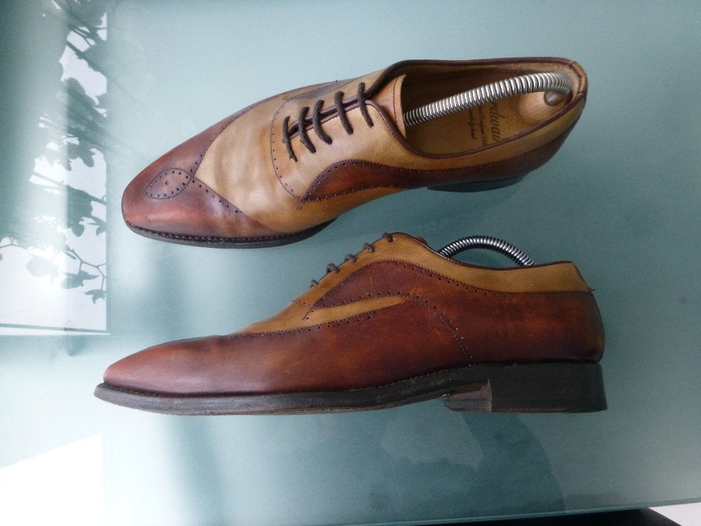 Cordwainer. Handgemaakt. Goodyear welted. Maat 7 (=41), Bruin, Cordwainer, Ophalen of Verzenden, Gedragen
