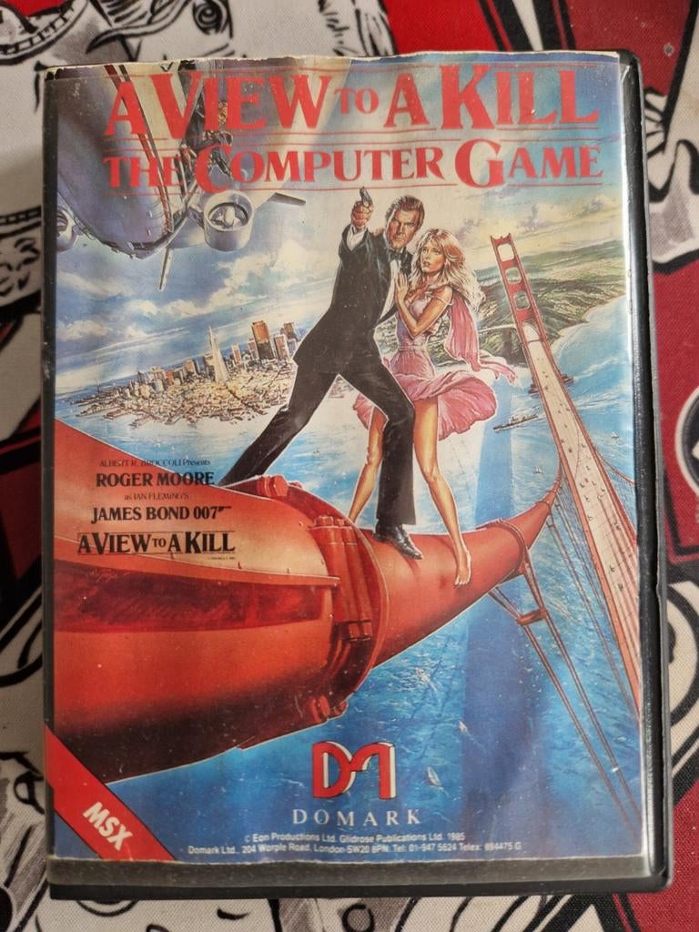 James Bond 007: A View to a Kill - MSX Cassette Game, Ophalen of Verzenden