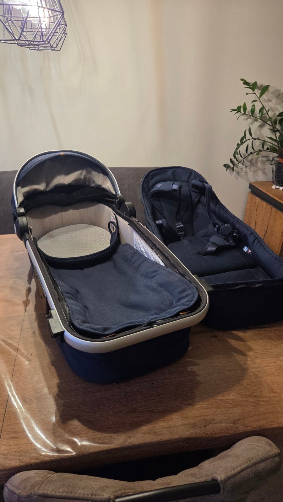 Joolz Geo Uitbreidingsset - Reiswieg en Zitje, Zo goed als nieuw, Duowagen, Ophalen, Kinderwagen