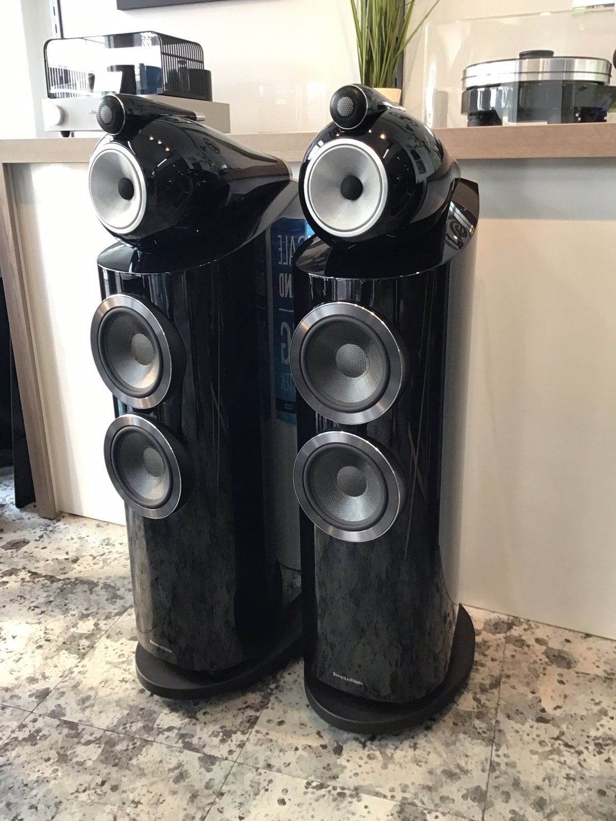 Bowers & Wilkins 803D3 incl. IsoAcoustics Gaia I Setprijs., Audio, Tv en Foto, Luidsprekers, Ophalen, Zo goed als nieuw, Bowers & Wilkins (B&W)