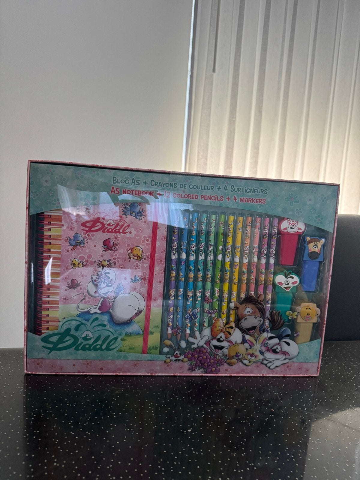 XL giftset diddl - nieuw in verpakking, Verzamelen, Diddl, Ophalen of Verzenden, Diddlina, Nieuw, Papier, Kaart of Schrift