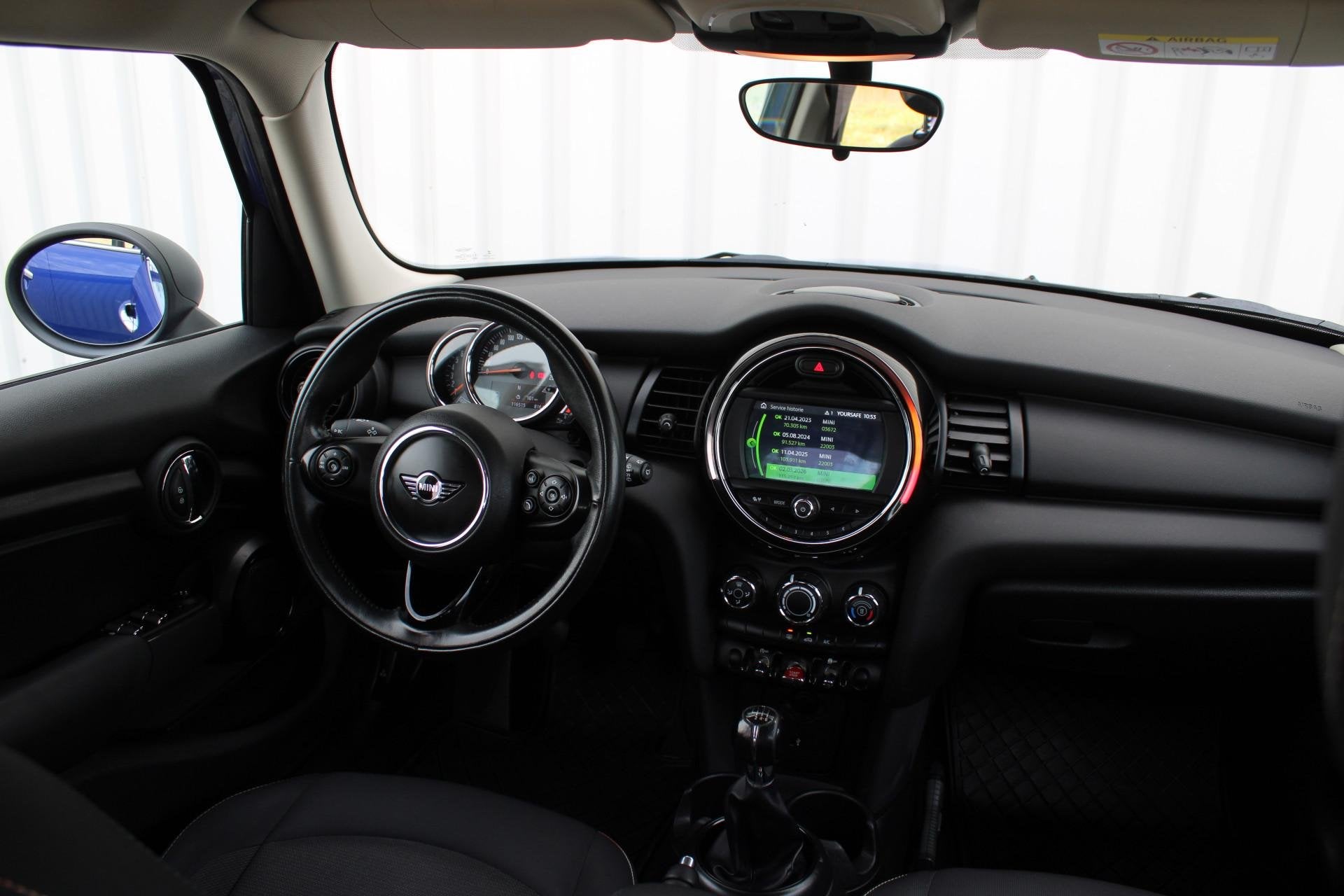 MINI Mini 1.5 One | Incl. 12 maanden garantie | 100% dealer, Auto's, Stof, Gebruikt, Start-stop-systeem, Blauw