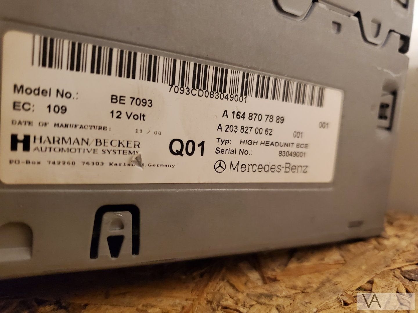 Mercedes ML W164 05 - 12 radio navigatie COMAND a1648707889, Gebruikt, -, Ophalen of Verzenden, -