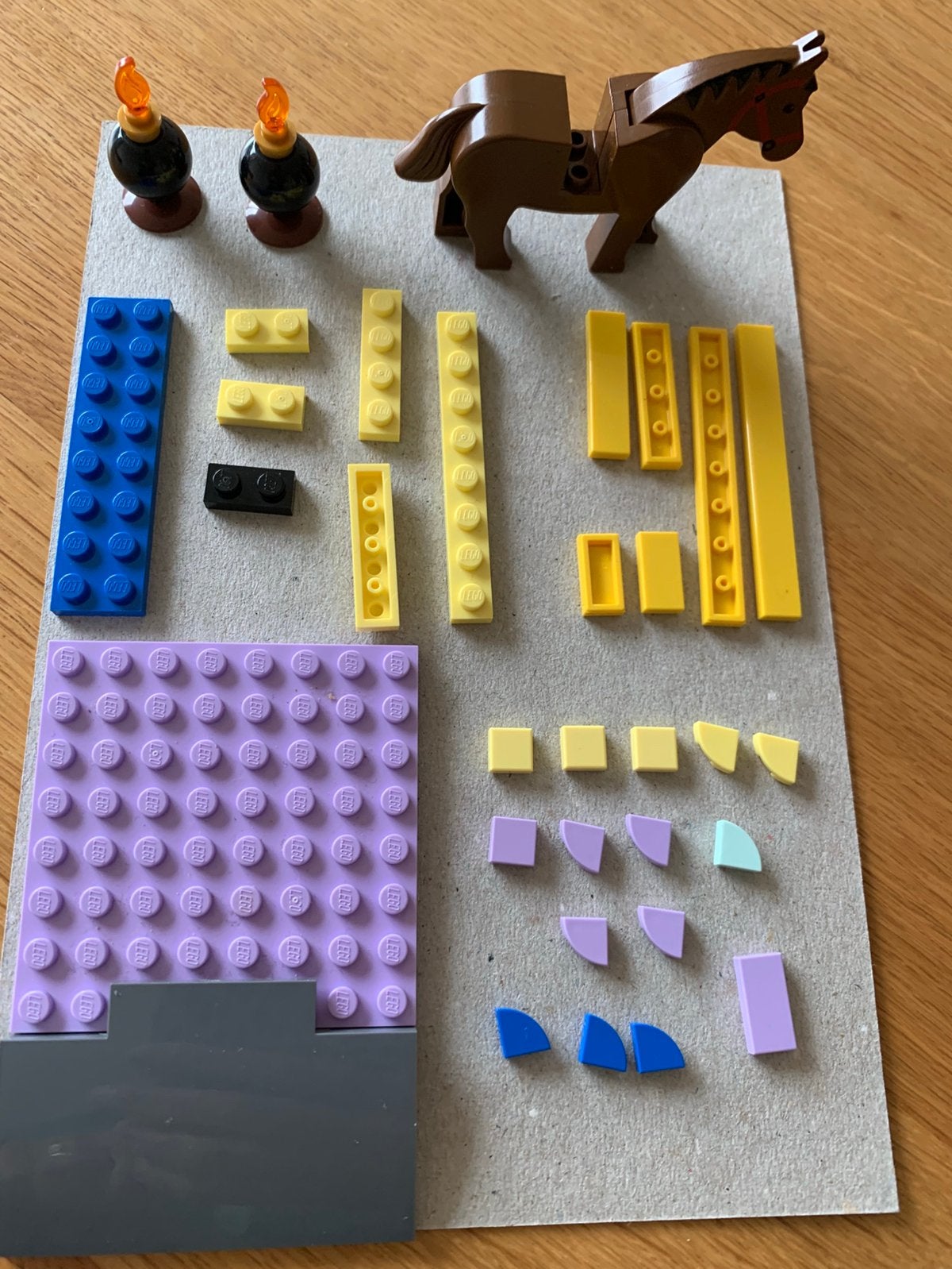 Lego lotje met o.a. , vintage paard, vuur Ninago,, Ophalen of Verzenden, Zo goed als nieuw