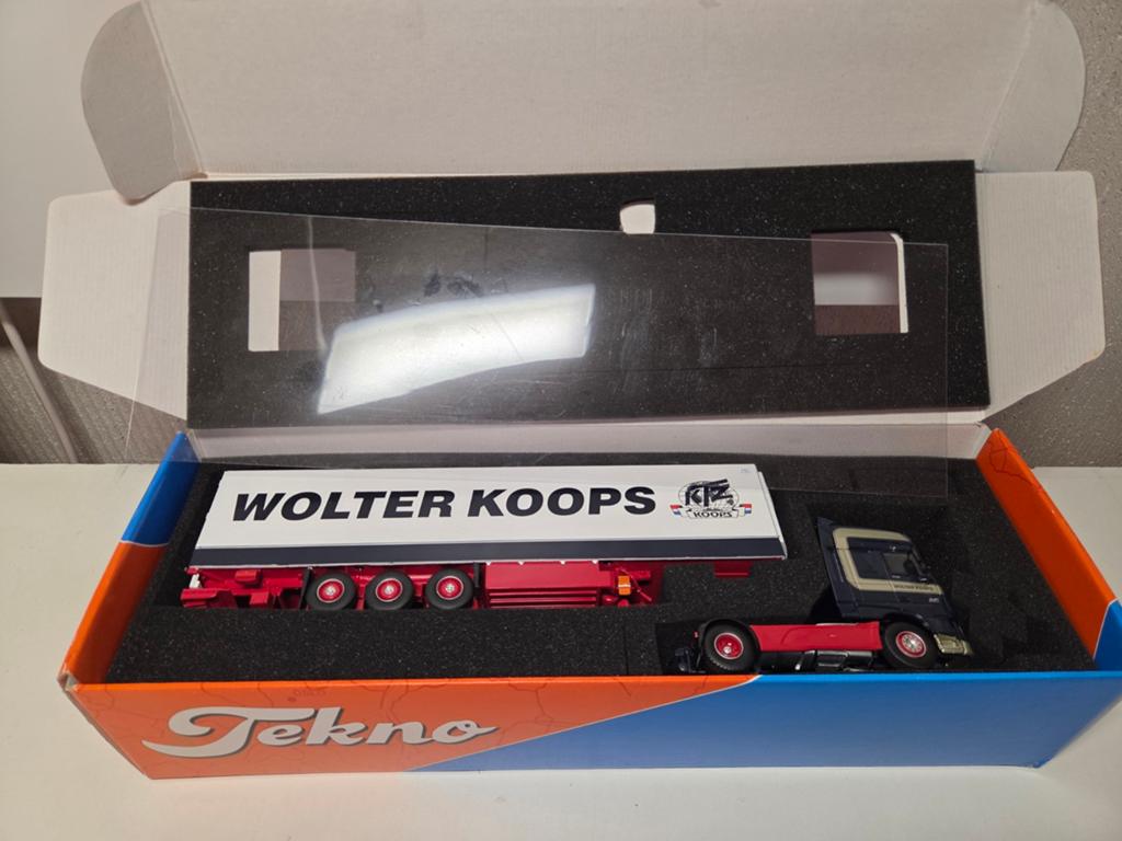 Tekno DAF koeloplegger Wolter Koops, Ophalen of Verzenden, Zo goed als nieuw, Bus of Vrachtwagen, Tekno