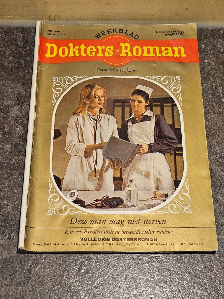 Dokters Roman, Ophalen of Verzenden, Zo goed als nieuw