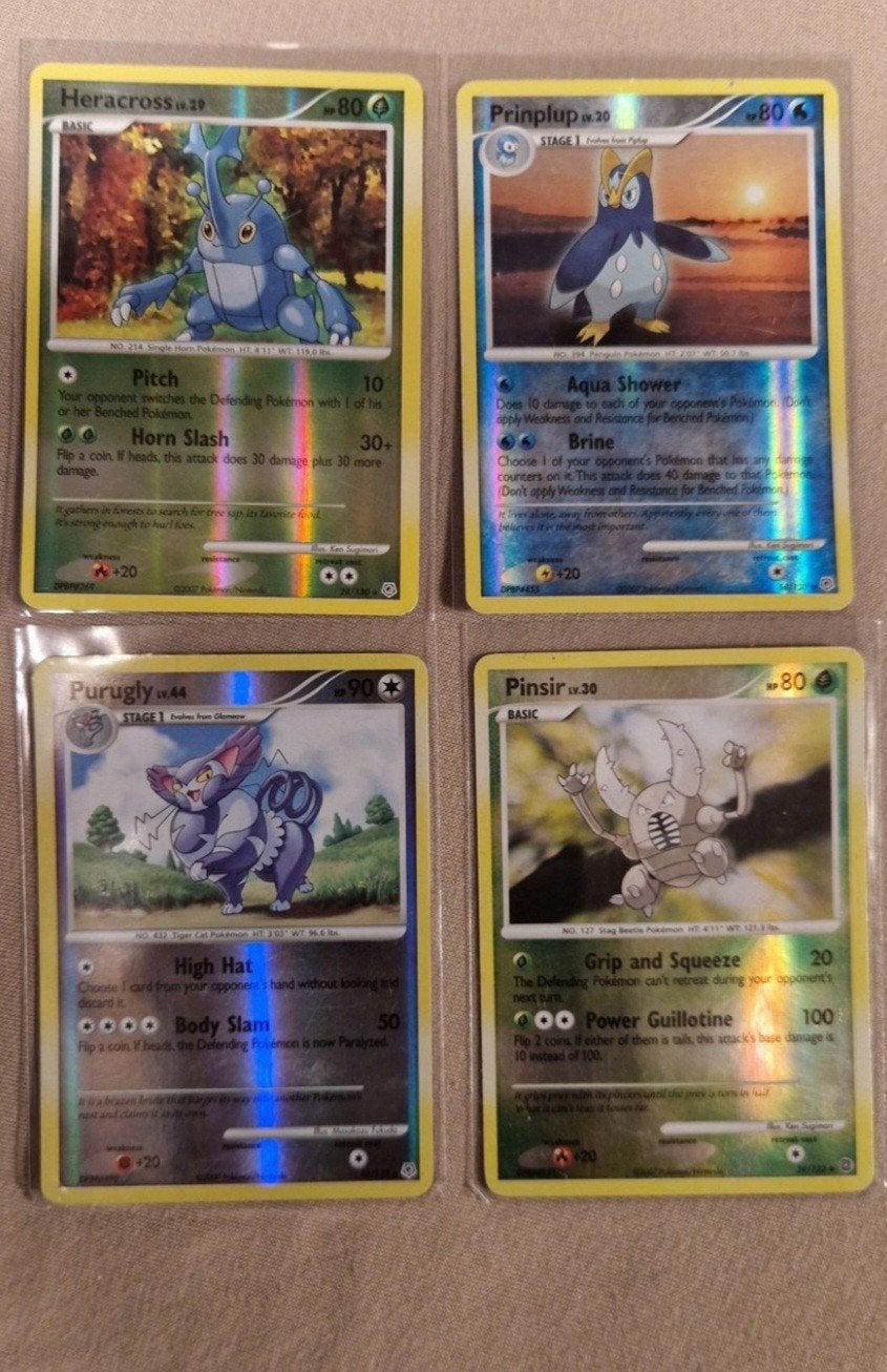 Pokemon kaarten 2007 - Nette staat reverse holo, Ophalen of Verzenden, Zo goed als nieuw, Meerdere kaarten