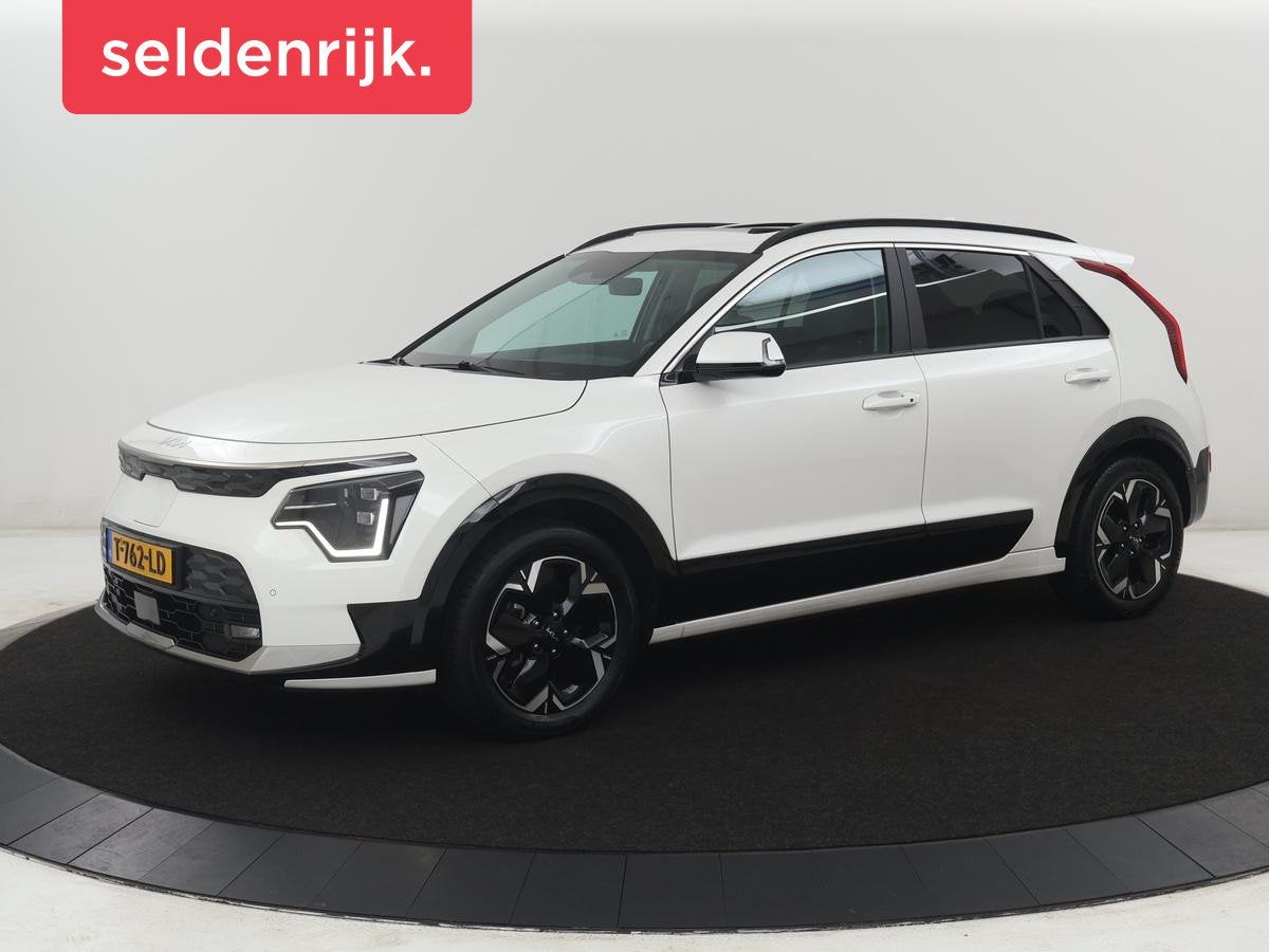 Kia Niro EV DynamicPlusLine 64.8 kWh | SOH 95,8% | Panoramad, Auto's, Gebruikt, 750 kg, Wit, Origineel Nederlands