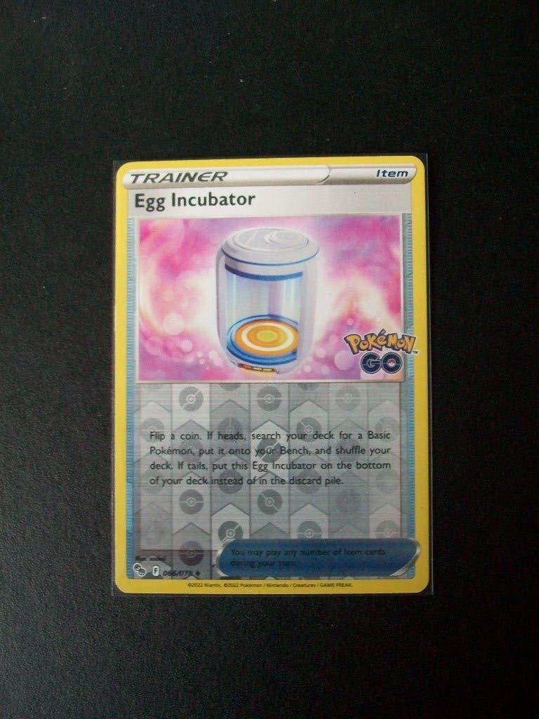 5547. Nieuwe Pokemon GO Kaart holofoil EGG INCUBATOR 066/078, Verzenden, Nieuw, Losse kaart, Foil