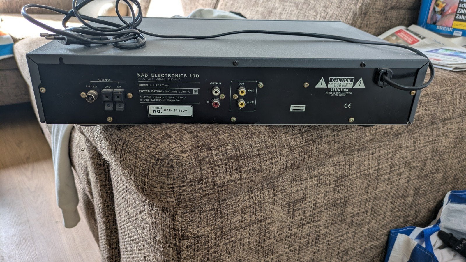 NAD 414 Stereo Tuner - Analoog Radio Ontvanger, Ophalen, Gebruikt, Analoog