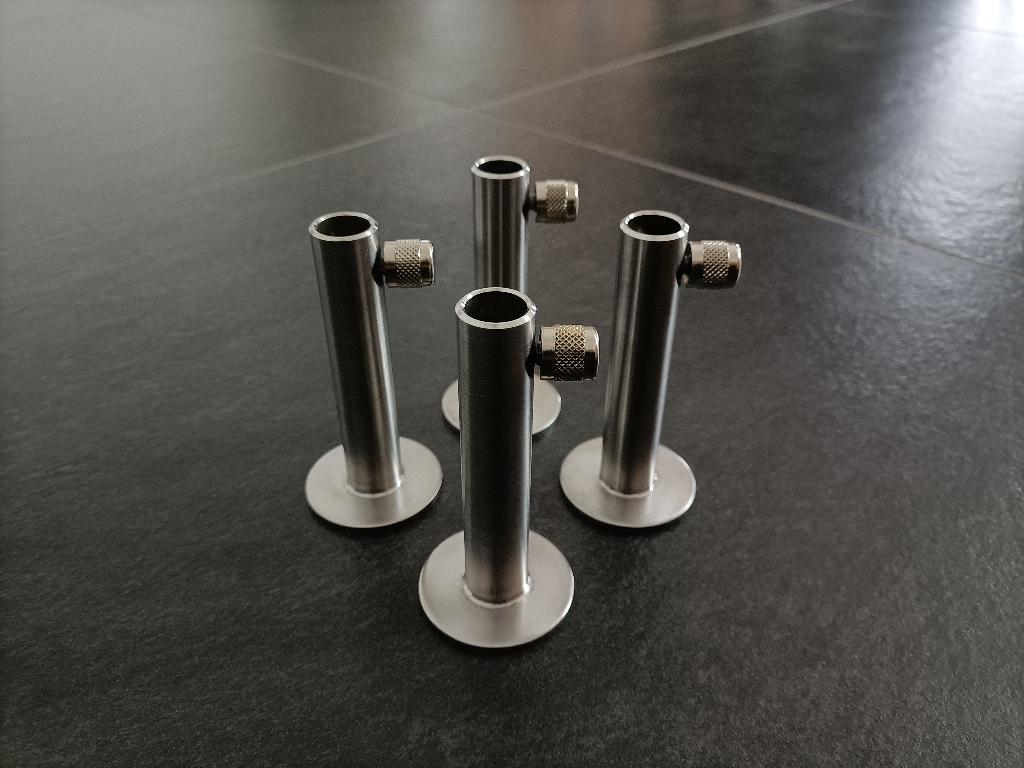 Nieuw rvs stage stands tbv banksticks, Watersport en Boten, Hengelsport | Karpervissen, Ophalen of Verzenden, Nieuw, Overige typen