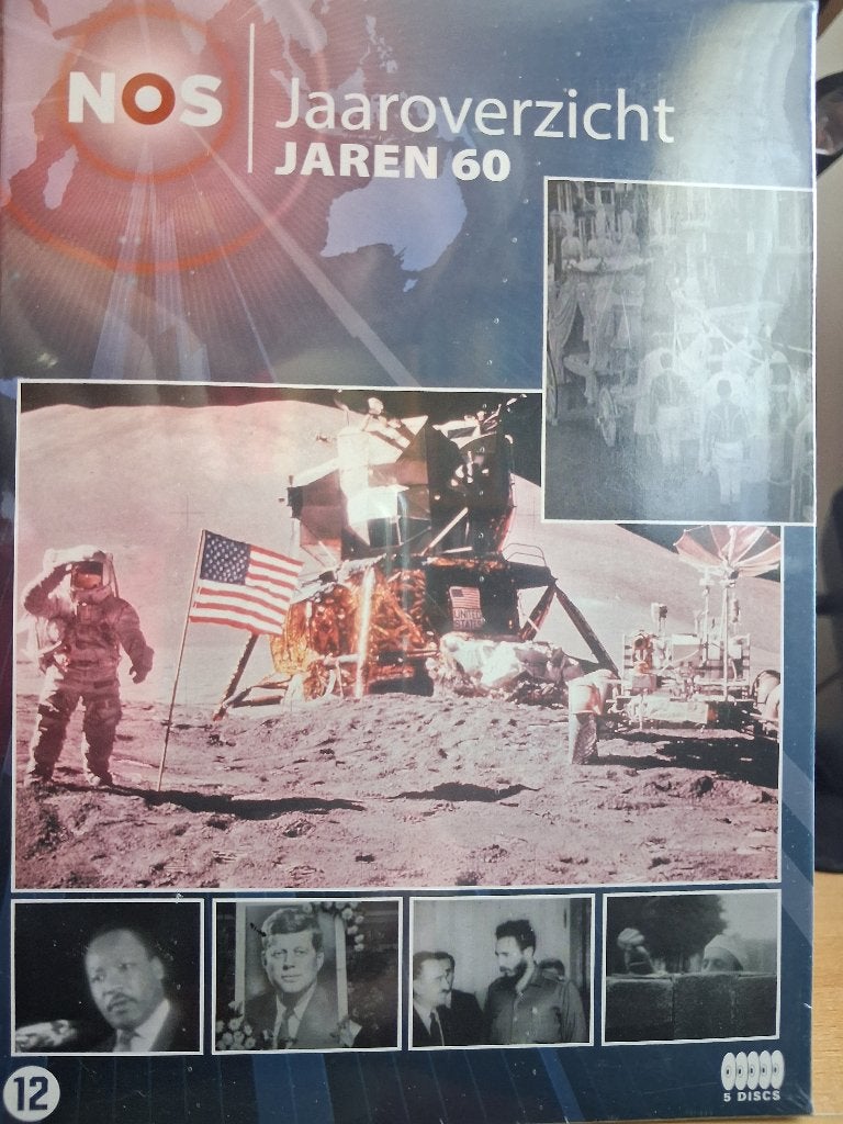 NOS JAAROVERZICHT   DE JAREN '60, Alle leeftijden, Nederlands, Politiek of Geschiedenis, Nieuw in verpakking
