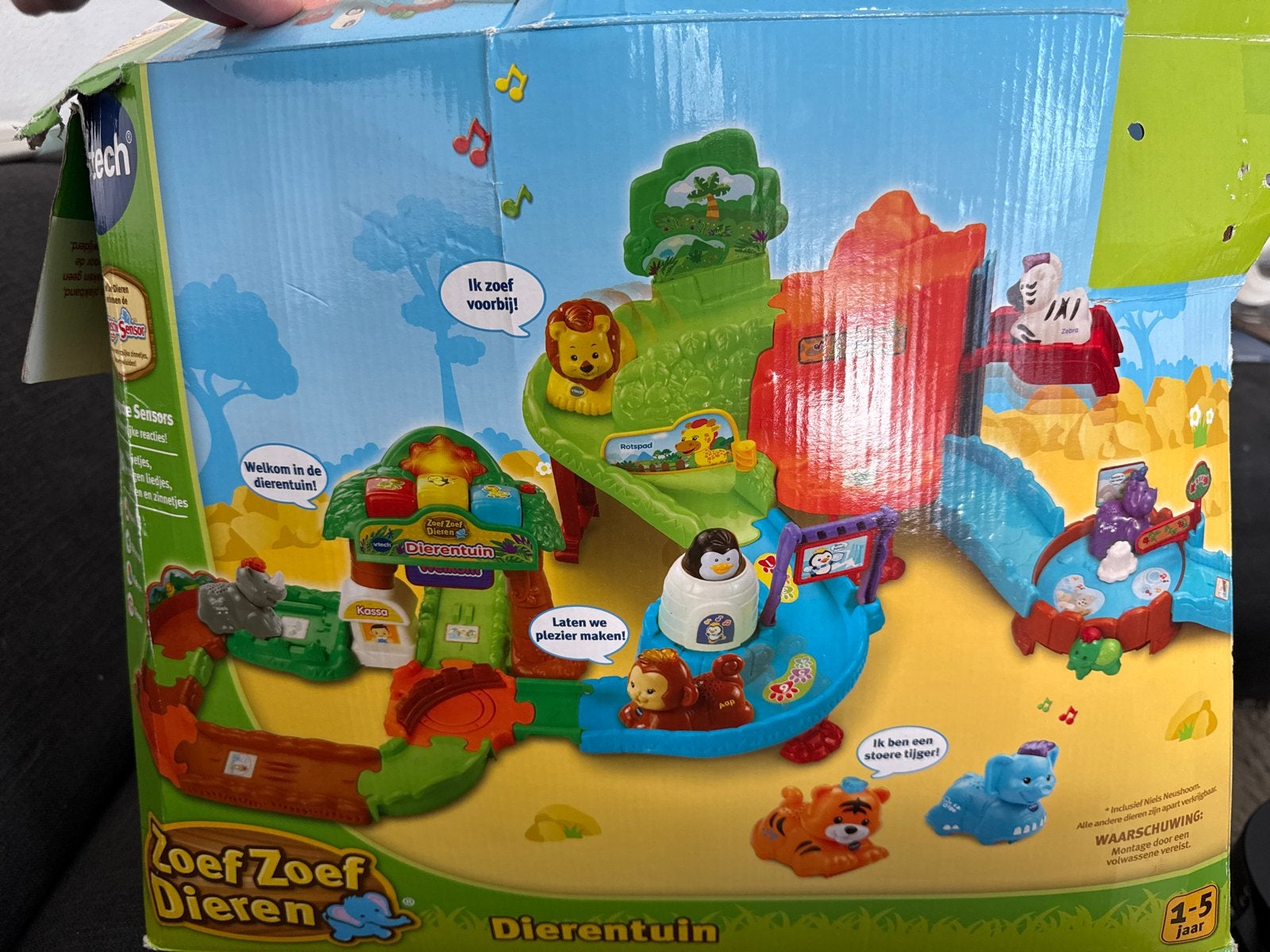 VTech Zoef Zoef Dieren Dierentuin Speelset, Kinderen en Baby's, Speelgoed | Vtech, Ophalen, Gebruikt, 2 tot 4 jaar