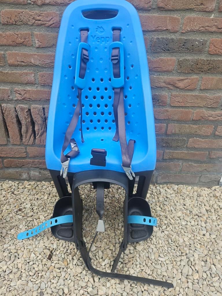 Yepp Fietsstoeltje Achterzitje Blauw, Ophalen