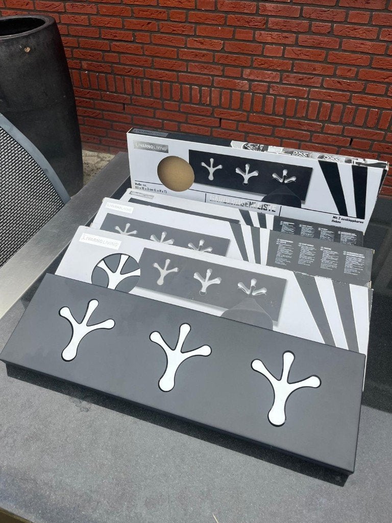 Kapstok, design kapstok, kledinghaken 4 stuks nieuw, Huis en Inrichting, Wandkapstok, Ophalen of Verzenden, Zo goed als nieuw
