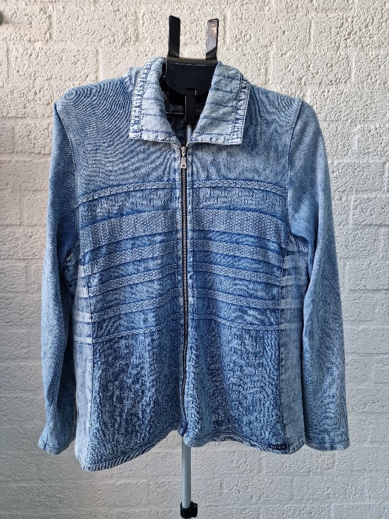 Blue Willi’s denim vest Danish Design XXL, Ophalen of Verzenden, Zo goed als nieuw, Maat 46/48 (XL) of groter, Blauw