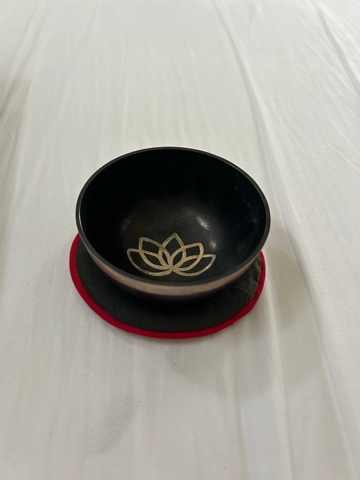 Klankschaal 7.5cm diameter - Meditatie & Ontspanning, Ophalen of Verzenden, Nieuw, Overige soorten, Met koffer of draagtas